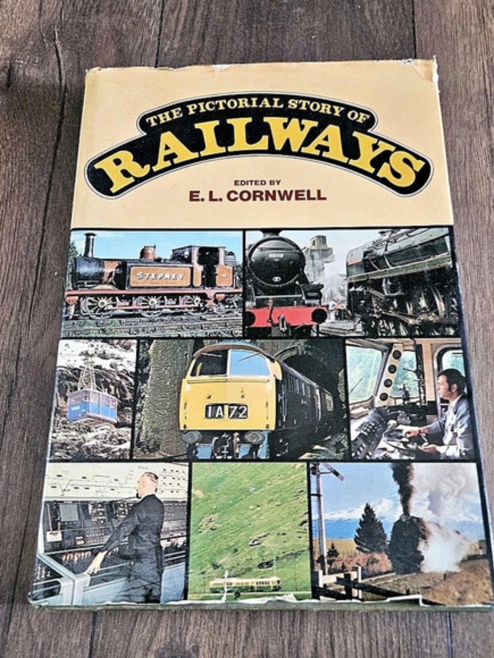 The Pictorial Story of Railways Hardcover Book Edited by E. L. Cornwell